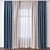 Translucent Window Drapes 3D model small image 1