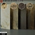 Honed Granite Slab Set 3D model small image 1