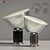 Flos Taccia Table Lamp: Modern Elegance, Timeless Design 3D model small image 1