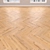 Versatile Parquet Beech: Christmas Tree, Linear, Chevron 3D model small image 2