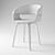 Elegant Monterey Wood Chair 3D model small image 2