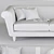 George Smith Portland Cushion Seat Sofa 3D model small image 3