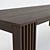 Modern Walnut Dining Table 3D model small image 2