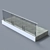 Short Baluster Glass Handrail 3D model small image 1