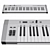 Swissonic EasyKey 61 MIDI Master Keyboard 3D model small image 1