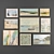 Eclectic Art Collection - Set of 10 Pictures 3D model small image 1