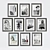 Elegant Photo Frame 4x6 3D model small image 1