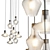 Modern Lute Pendant Light 3D model small image 1