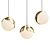 Cosmic Elegance Pendant Light 3D model small image 1