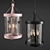 Rustic Transitional Hanging Lamp - Kichler Barrington 3D model small image 1