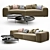Delano de Pianca Sofa: Sleek and Stylish Seating 3D model small image 1
