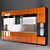 Modern Acrylic Kitchen Unit 3D model small image 2