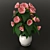  Vibrant Pink Abutylol - 0.4m Plant 3D model small image 1