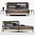 Sleek Sleep: Modern Bed 3D model small image 1