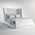 Italian Luxury Bed: Medici by Vittoria Frigerio 3D model small image 2