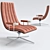 Elegant Healey Lounge Chair 3D model small image 1