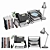 Desktop Decor Set: Elegant and Functional 3D model small image 1