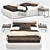 Elegant Embrace: Brera Bed by Presotto 3D model small image 1