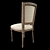 Elegant Cadencia Dining Chair 3D model small image 2