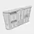 Classic Wall Cabinet 3D model small image 2