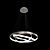 Modern LED Designer Chandelier 3D model small image 2