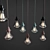 Elegant Glass Pendant Light 3D model small image 1