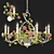 Elegant Chandelier & Sconce Set 3D model small image 1