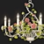 Elegant Chandelier & Sconce Set 3D model small image 2