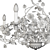 Elegant Chandelier & Sconce Set 3D model small image 3