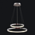 ET2 Hoops LED Pendant: Elegant Lighting Solution 3D model small image 1