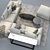 Modern Elegance: B&B Furniture Set 3D model small image 3