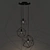 KASPA Black Pendant Lamp 3D model small image 1