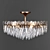 Trillion 10 Light Chandelier: Visual Comfort SN4001HAB 3D model small image 5