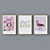 Pink Poster Set: 3D Models 3D model small image 1