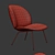 Contemporary Beetle Lounge Chair 3D model small image 3