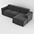 Modern UVW Mapped Soleil Sofa 3D model small image 1