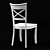 Elegant Vintner Dove Wood Chair 3D model small image 2