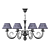Freya Emily Modern Chandelier 3D model small image 1