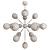 Elegant Henderson Chandelier: Adjustable Height & Stunning Design 3D model small image 3