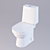 Industrial Chic Toilet Bowl 3D model small image 1