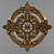 Antique Bronze Decorative Circle 3D model small image 1