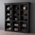 Modern Triple Bookcase in Atkins Collection 3D model small image 1