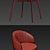 Bea Dining Chair: Contemporary Elegance 3D model small image 3