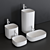 Modern ceramic washbasin collection | Moon 3D model small image 3