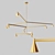 Elegant Simplicity: Austere Chandelier 3D model small image 1