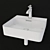 Laufen Val Washbasin - Modern and Sleek 3D model small image 3