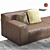 Delano 3-Seater Sofa by R&S PIANCA 3D model small image 3