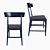 Elegant Beech Chair: Noli by Zanotta 3D model small image 2