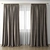 Classic Window Curtain Set 3D model small image 1