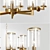 Elegant Crystal Chandelier & Wall Sconce 3D model small image 2